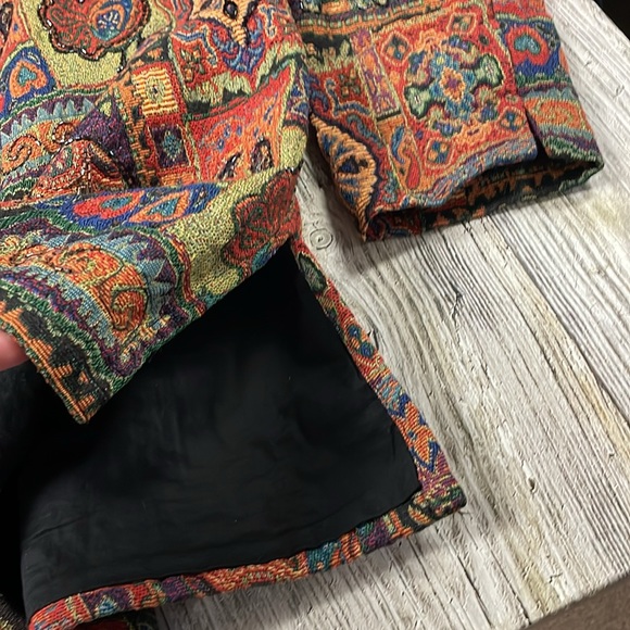Chico’s Tapestry Look Jacket Size (3) (XL) Mint Condition - Picture 9 of 10